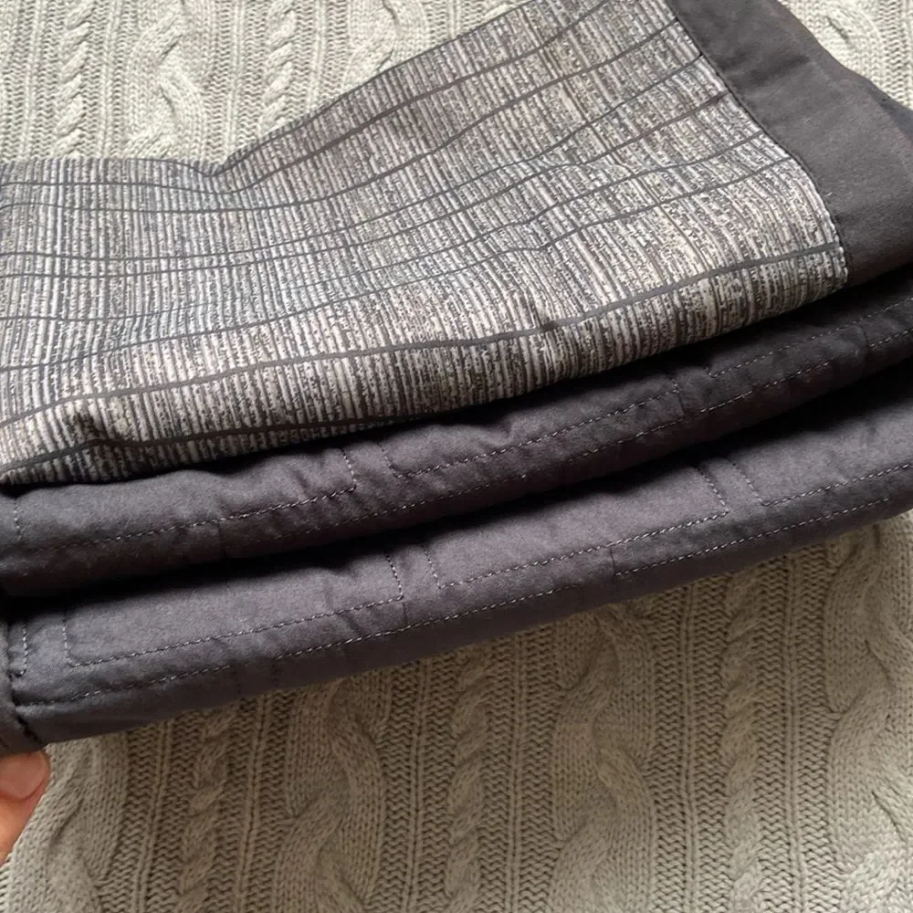 NEW Studio JCPenney home 3 Black and Gray shams